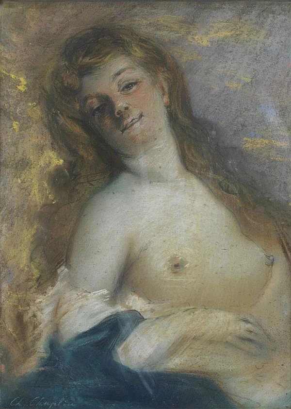 Charles Joshua Chaplin - La modella